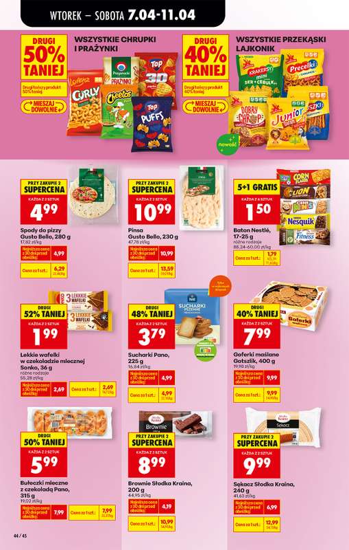 Biedronka - gazetka promocyjna Od wtorku od wtorku 07.04 do soboty 11.04 - strona 58