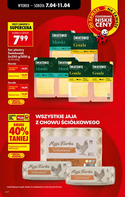 Biedronka - gazetka promocyjna Od wtorku, Z ladą tradycyjną od wtorku 07.04 do soboty 11.04 - strona 8