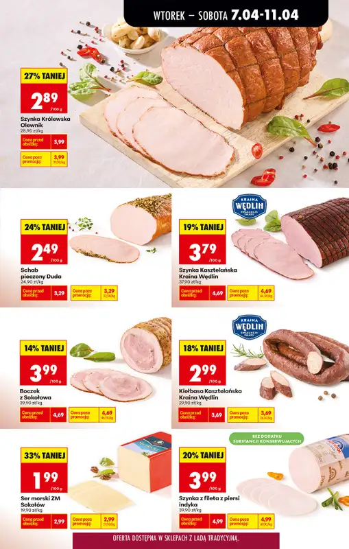 Biedronka - gazetka promocyjna Od wtorku, Z ladą tradycyjną od wtorku 07.04 do soboty 11.04 - strona 29