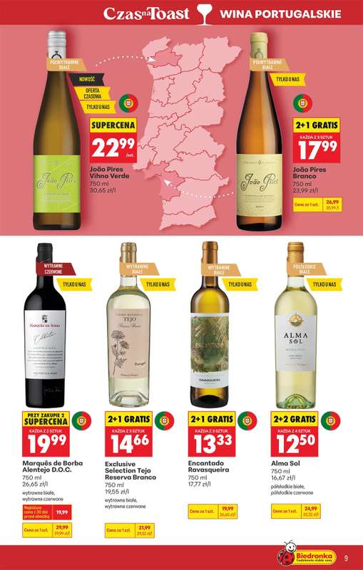 Biedronka - gazetka promocyjna Czas na Toast! od wtorku 07.04 do soboty 18.04 - strona 9