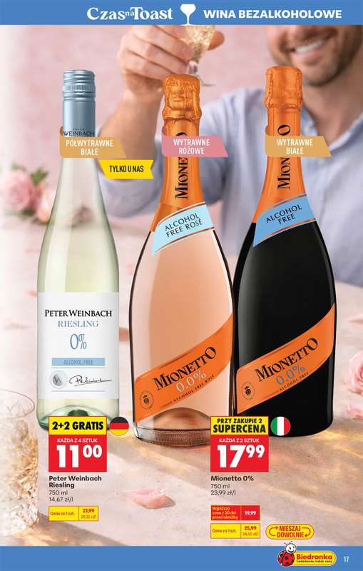 Biedronka - gazetka promocyjna Czas na Toast! od wtorku 07.04 do soboty 18.04 - strona 17