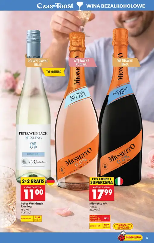 Biedronka - gazetka promocyjna Czas na Toast! od wtorku 07.04 do soboty 18.04 - strona 17
