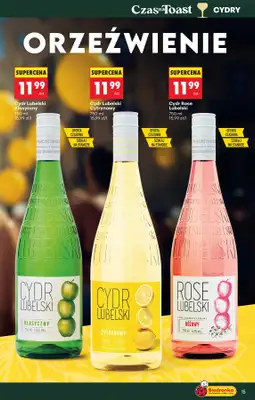 Biedronka - gazetka promocyjna Czas na Toast! od wtorku 07.04 do soboty 18.04 - strona 15