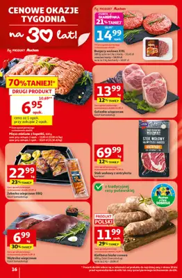 Auchan - gazetka promocyjna Gazetka 30 Lat Hipermarket Auchan od czwartku 09.04 do środy 15.04 - strona 16