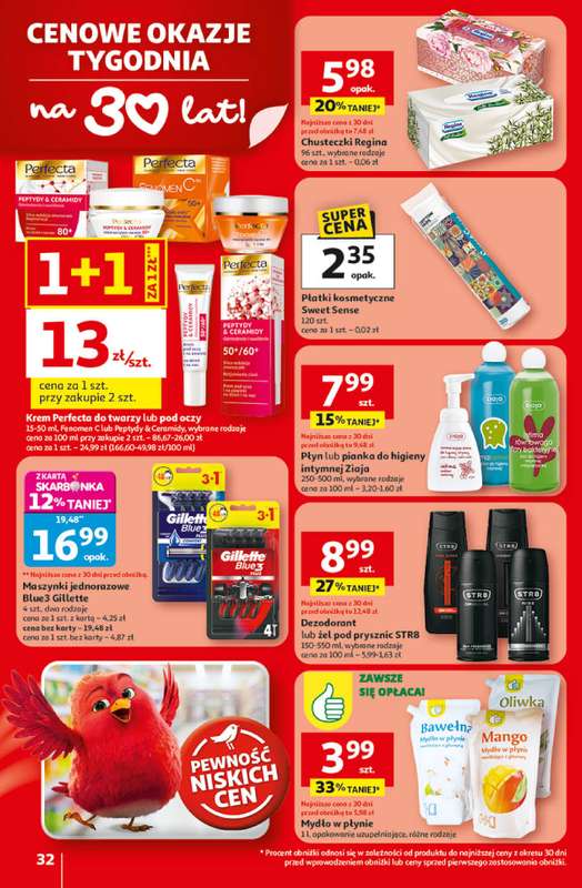 Auchan - gazetka promocyjna Gazetka 30 Lat Hipermarket Auchan od czwartku 09.04 do środy 15.04 - strona 32