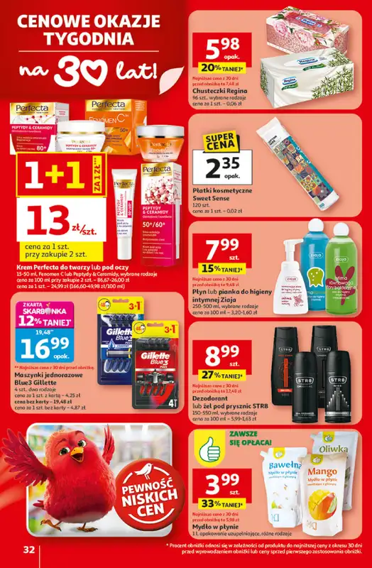 Auchan - gazetka promocyjna Gazetka 30 Lat Hipermarket Auchan od czwartku 09.04 do środy 15.04 - strona 32