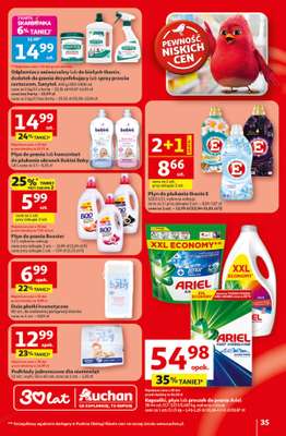Auchan - gazetka promocyjna Gazetka 30 Lat Hipermarket Auchan od czwartku 09.04 do środy 15.04 - strona 35