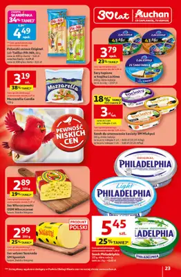Auchan - gazetka promocyjna Gazetka 30 Lat Hipermarket Auchan od czwartku 09.04 do środy 15.04 - strona 23