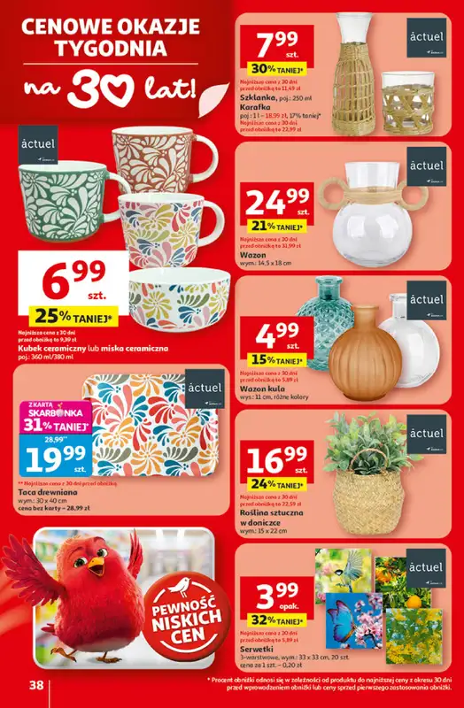 Auchan - gazetka promocyjna Gazetka 30 Lat Hipermarket Auchan od czwartku 09.04 do środy 15.04 - strona 38