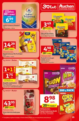 Auchan - gazetka promocyjna Gazetka 30 Lat Hipermarket Auchan od czwartku 09.04 do środy 15.04 - strona 25