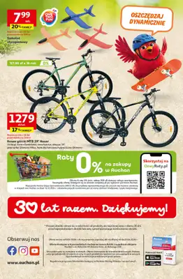 Auchan - gazetka promocyjna Gazetka 30 Lat Hipermarket Auchan od czwartku 09.04 do środy 15.04 - strona 45