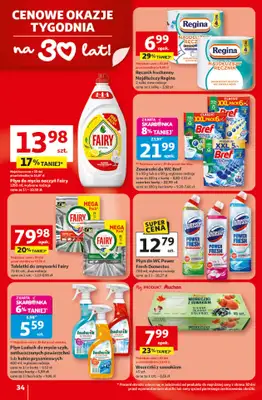Auchan - gazetka promocyjna Gazetka 30 Lat Hipermarket Auchan od czwartku 09.04 do środy 15.04 - strona 34