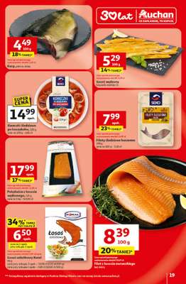 Auchan - gazetka promocyjna Gazetka 30 Lat Hipermarket Auchan od czwartku 09.04 do środy 15.04 - strona 19