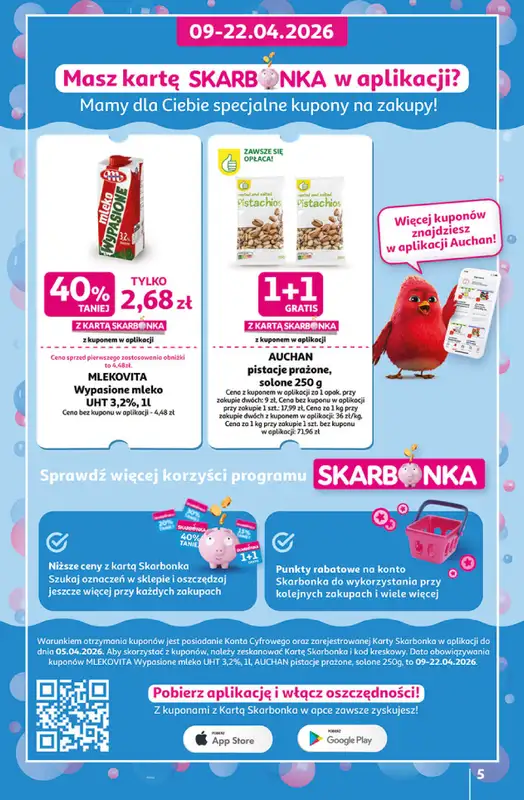 Auchan - gazetka promocyjna Gazetka 30 Lat Hipermarket Auchan od czwartku 09.04 do środy 15.04 - strona 5