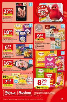 Auchan - gazetka promocyjna Gazetka 30 Lat Hipermarket Auchan od czwartku 09.04 do środy 15.04 - strona 21