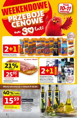 Auchan - gazetka promocyjna Gazetka 30 Lat Hipermarket Auchan od czwartku 09.04 do środy 15.04 - strona 2