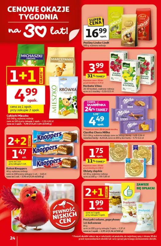 Auchan - gazetka promocyjna Gazetka 30 Lat Hipermarket Auchan od czwartku 09.04 do środy 15.04 - strona 24