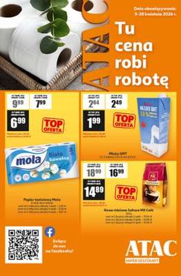 Auchan - gazetka promocyjna Gazetka ATAC Hiper Discount od czwartku 09.04 do wtorku 28.04
