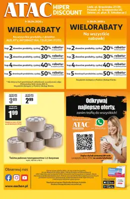Auchan - gazetka promocyjna Gazetka ATAC Hiper Discount od czwartku 09.04 do wtorku 28.04 - strona 4