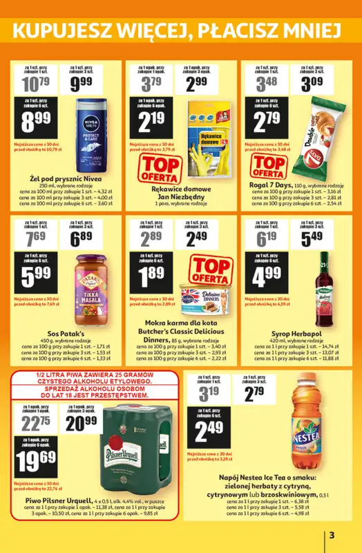 Auchan - gazetka promocyjna Gazetka ATAC Hiper Discount od czwartku 09.04 do wtorku 28.04 - strona 3