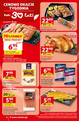 Auchan - gazetka promocyjna Gazetka 30 Lat Supermarket Auchan od czwartku 09.04 do środy 15.04 - strona 4