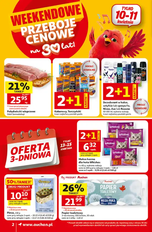 Auchan - gazetka promocyjna Gazetka 30 Lat Supermarket Auchan   - strona 2
