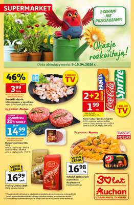 Auchan - gazetka promocyjna Gazetka 30 Lat Supermarket Auchan od czwartku 09.04 do środy 15.04