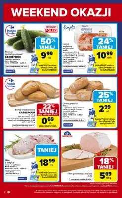 Carrefour - gazetka promocyjna Gazetka Weekend promek już od czwartku od czwartku 09.04 do soboty 11.04 - strona 2