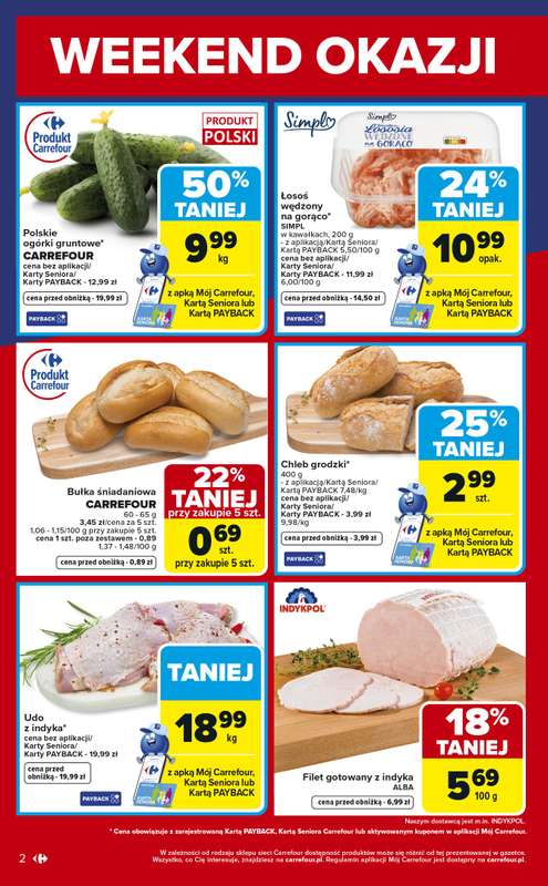 Carrefour - gazetka promocyjna Gazetka Weekend promek już od czwartku od czwartku 09.04 do soboty 11.04 - strona 2