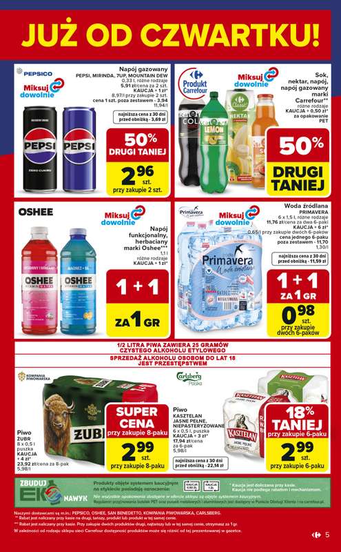 Carrefour - gazetka promocyjna Gazetka Weekend promek już od czwartku od czwartku 09.04 do soboty 11.04 - strona 5