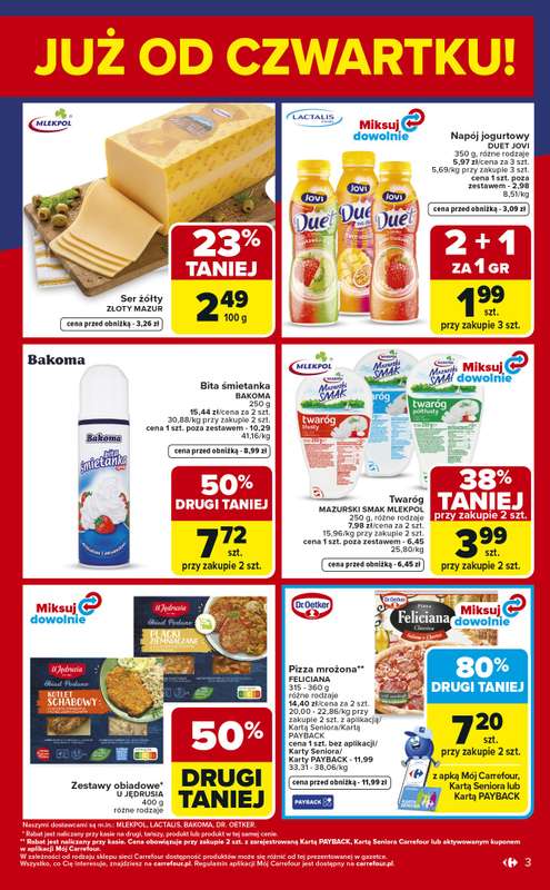 Carrefour - gazetka promocyjna Gazetka Weekend promek już od czwartku od czwartku 09.04 do soboty 11.04 - strona 3