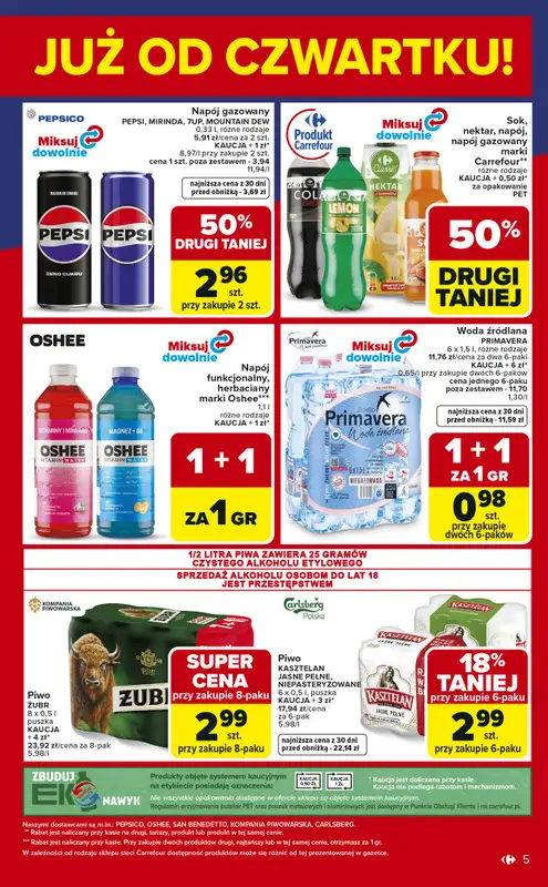 Carrefour Market - gazetka promocyjna Gazetka Weekend promek już od czwartku od czwartku 09.04 do soboty 11.04 - strona 5