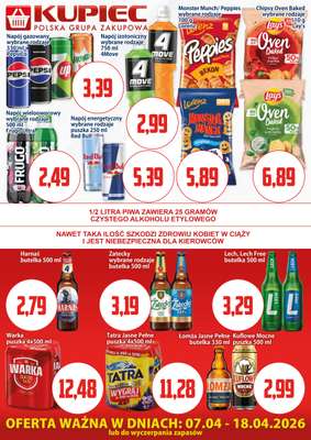 Kupiec - gazetka promocyjna Oferta plakatowa od wtorku 07.04 do soboty 18.04 - strona 3