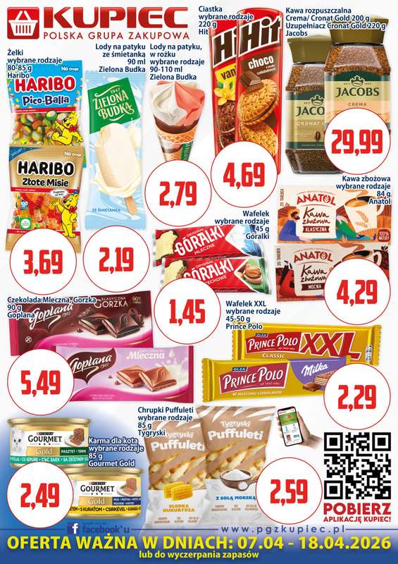 Kupiec - gazetka promocyjna Oferta plakatowa od wtorku 07.04 do soboty 18.04 - strona 2