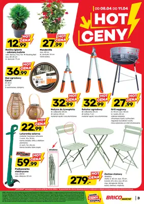 Bricomarche - gazetka promocyjna Gazetka od środy 08.04 do soboty 18.04 - strona 3