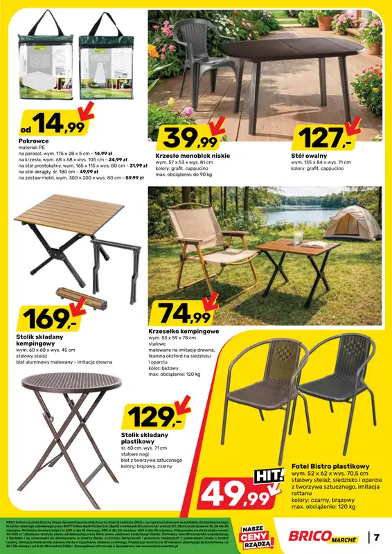 Bricomarche - gazetka promocyjna Gazetka od środy 08.04 do soboty 18.04 - strona 7