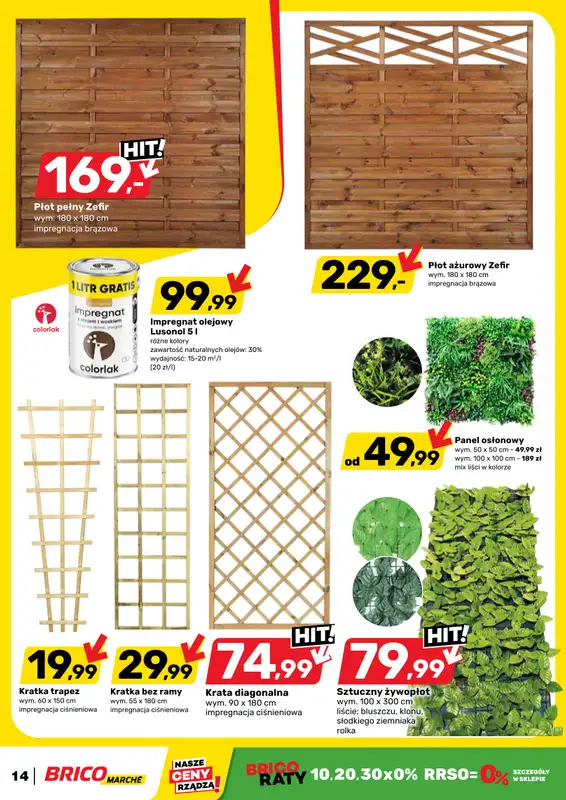 Bricomarche - gazetka promocyjna Gazetka od środy 08.04 do soboty 18.04 - strona 14