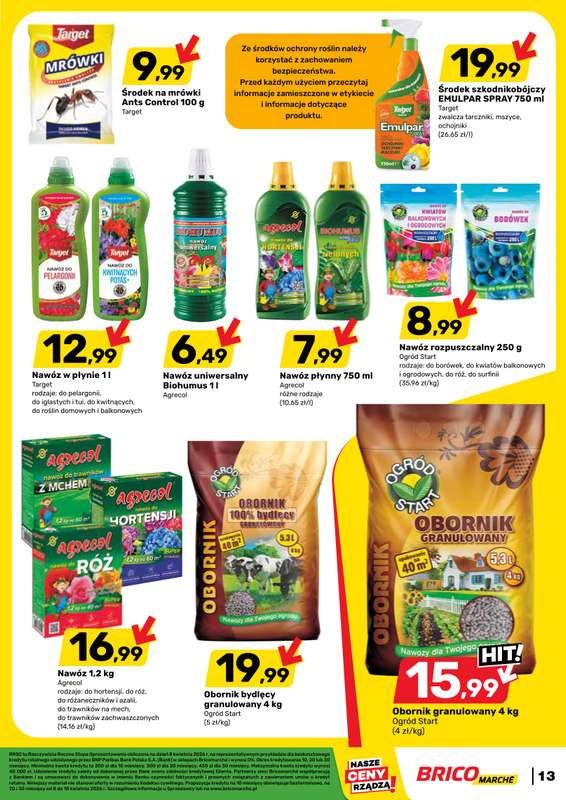 Bricomarche - gazetka promocyjna Gazetka  do soboty 18.04 - strona 13