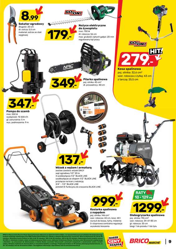 Bricomarche - gazetka promocyjna Gazetka  do soboty 18.04 - strona 9