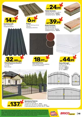 Bricomarche - gazetka promocyjna Gazetka od środy 08.04 do soboty 18.04 - strona 15