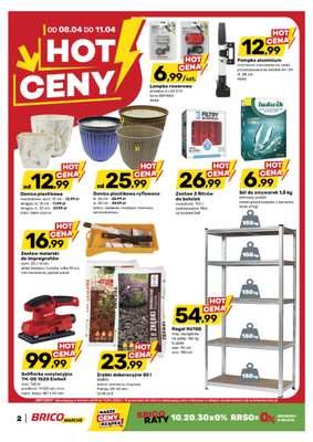 Bricomarche - gazetka promocyjna Hot ceny od środy 08.04 do soboty 11.04 - strona 2
