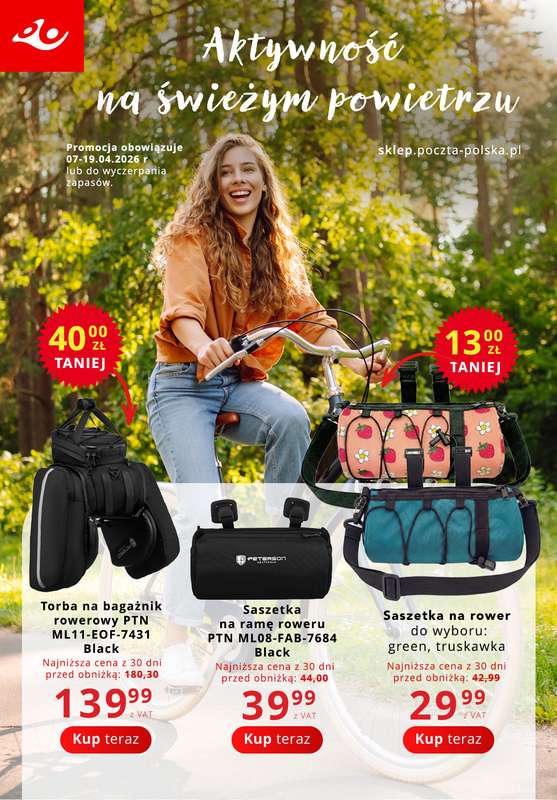 Poczta Polska - gazetka promocyjna Gazetka od wtorku 07.04 do niedzieli 19.04