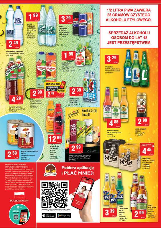 Chorten - gazetka promocyjna Gazetka Mazowsze Market od czwartku 09.04 do niedzieli 19.04 - strona 4