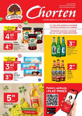 Chorten - gazetka promocyjna Gazetka Podlaskie Market od czwartku 09.04 do niedzieli 19.04