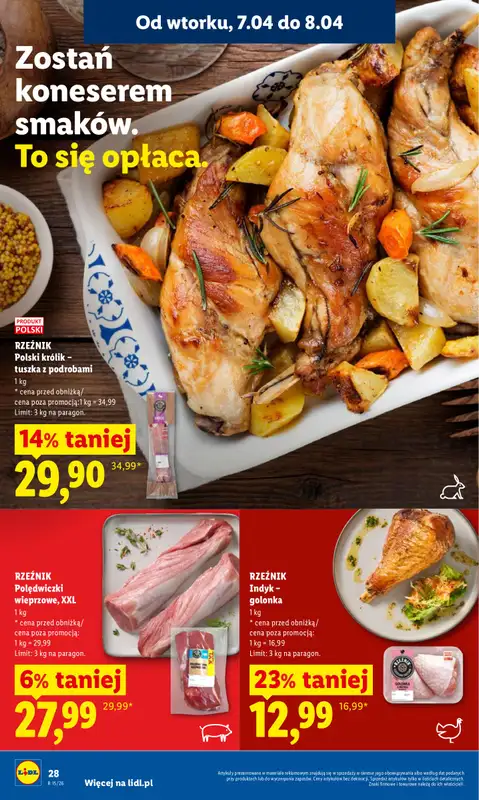 Lidl - gazetka promocyjna Oferta od wtorku od wtorku 07.04 do środy 08.04 - strona 28