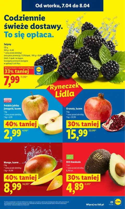 Lidl - gazetka promocyjna Oferta od wtorku od wtorku 07.04 do środy 08.04 - strona 23