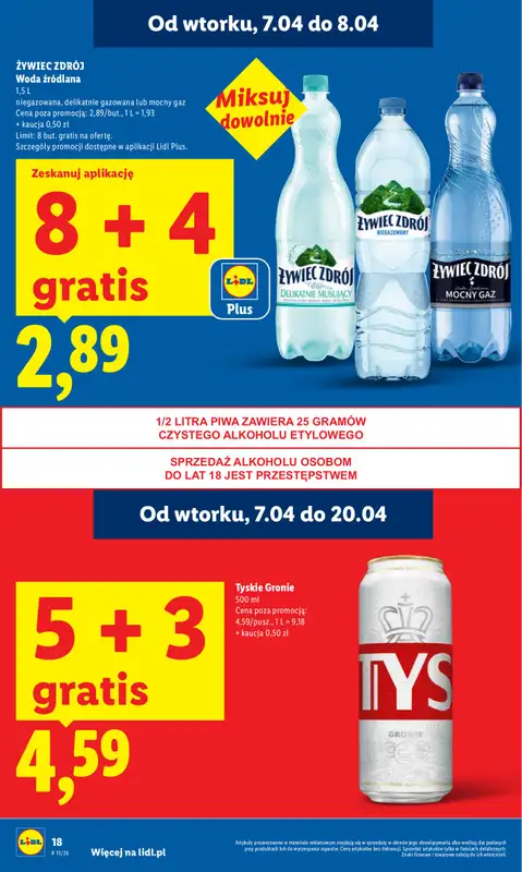 Lidl - gazetka promocyjna Oferta od wtorku od wtorku 07.04 do środy 08.04 - strona 18