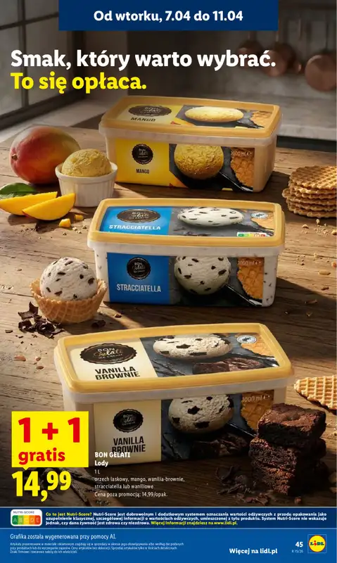 Lidl - gazetka promocyjna Oferta od wtorku od wtorku 07.04 do środy 08.04 - strona 47