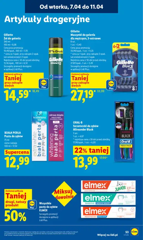 Lidl - gazetka promocyjna Oferta od wtorku od wtorku 07.04 do środy 08.04 - strona 55