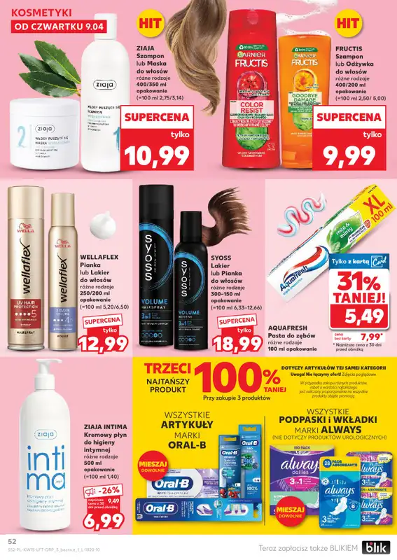 Kaufland - gazetka promocyjna Gazetka Tygodnia od czwartku 09.04 do środy 15.04 - strona 52